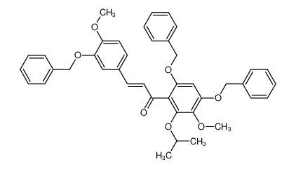 204591-45-7 spectrum, 3-(3-(benzyloxy)-4-methoxyphenyl)-1-(4,6-bis(benzyloxy)-2-isopropoxy-3-methoxyphenyl)prop-2-en-1-one