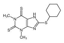 6466-26-8 structure, C13H18N4S3