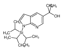 Alpha,Alpha-二甲基-1-[三(1-甲基乙基)硅酯]-1H-吡咯并[2,3-B]吡啶-5-甲醇