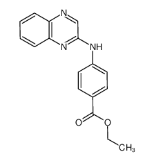 ethyl 4-(quinoxalin-2-ylamino)benzoate 361390-39-8