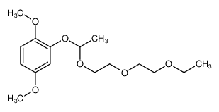 2-[1-[2-(2-ethoxyethoxy)ethoxy]ethoxy]-1,4-dimethoxybenzene 28583-55-3