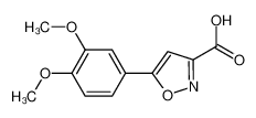 5-(3,4-Dimethoxy-phenyl)-isoxazole-3-carboxylic acid 33282-17-6