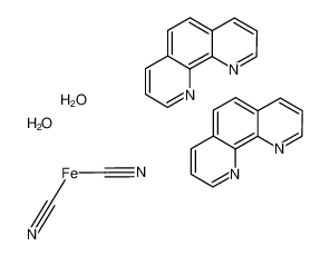 DICYANO-BIS-(1,10-PHENANTHROLINE) IRON(II) DIHYDRATE 23425-29-8