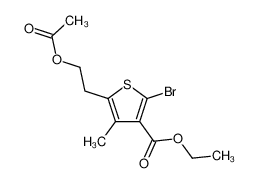 334687-32-0 Ethyl 5-(2-acetoxyethyl)-2-bromo-4-methylthiophene-3-carboxylate