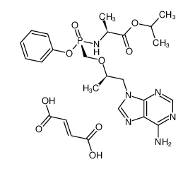 Tenofovir alafenamide fumarate 379270-38-9