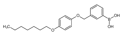3-(4’-庚氧基苯氧基甲基)苯基硼酸