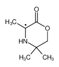 57765-64-7 spectrum, 3,5,5-trimethyl-2-oxomorpholin-3-yl radical