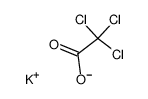 16586-14-4 structure, C2Cl3KO2