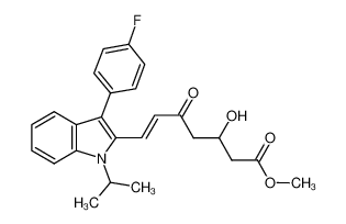 (E)-7-[3-(4-氟苯基)-1-(1-甲基乙基)-吲哚-2-基]-3-羟基-5-氧代庚-6-烯酸甲酯