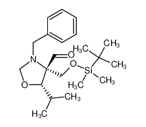 145484-22-6 (4R,5S)-3-benzyl-4-(((tert-butyldimethylsilyl)oxy)methyl)-5-isopropyloxazolidine-4-carbaldehyde