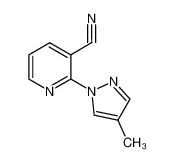 2-(4-methylpyrazol-1-yl)pyridine-3-carbonitrile 1119391-07-9