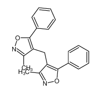 3-methyl-4-[(3-methyl-5-phenyl-1,2-oxazol-4-yl)methyl]-5-phenyl-1,2-oxazole 84198-58-3