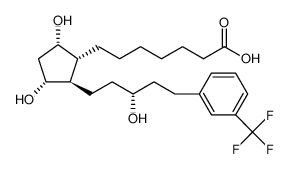 17-trifluoromethylphenyl-13,14-dihydro trinor Prostaglandin F1.α.