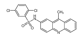 88522-58-1 2,5-dichloro-N-(9-methylacridin-2-yl)benzenesulfonamide