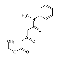 108655-97-6 ethyl 2-[2-(N-methylanilino)-2-oxoethyl]sulfinylacetate