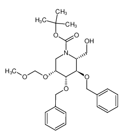 292074-28-3 spectrum, (2R,3R,4S,5R)-(3,4-dibenzyloxy-N-tert-butoxycarbonyl-5-methoxymethyloxy-2-piperidinyl)methanol