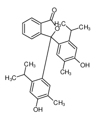 3,3-bis(4-hydroxy-5-methyl-2-propan-2-ylphenyl)-2-benzofuran-1-one