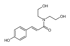 N,N-bis(2-hydroxyethyl)-3-(4-hydroxyphenyl)prop-2-enamide