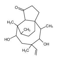 5,8-dihydroxy-4,6,9,10-tetramethyl-6-vinyl-octahydro-3a,9-propano-cyclopentacycloocten-1-one