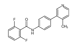 2,6-difluoro-N-[4-(4-methylpyridin-3-yl)phenyl]benzamide