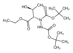 119645-77-1 (2S,3S)-ethyl 2-<N,N'-bis(tert-butyloxycarbonyl)hydrazino>-3-hydroxybutanoate