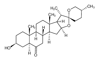 (25R)-3β-hydroxy-5α-spirostan-6-one 1177-71-5