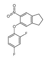 81614-72-4 5-(2,4-difluorophenoxy)-6-nitroindan