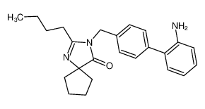 138402-26-3 3-(2'-Amino-biphenyl-4-ylmethyl)-2-butyl-1,3-diaza-spiro[4.4]non-1-en-4-one