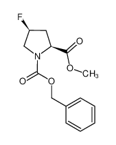 72180-14-4 (2S,4S)-4-氟-1,2-吡咯烷二羧酸 2-甲基 1-(苯基甲基)酯