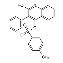 108832-06-0 (2-oxo-3-phenyl-1H-quinolin-4-yl) 4-methylbenzenesulfonate