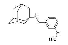 N-[(3-methoxyphenyl)methyl]adamantan-1-amine 416891-29-7