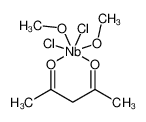 17099-32-0 structure, C7H14Cl2NbO4