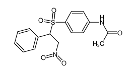 87015-50-7 spectrum, acetic acid-[4-(2-nitro-1-phenyl-ethanesulfonyl)-anilide]