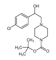 tert-butyl 4-[2-(4-chlorophenyl)-2-hydroxyethyl]piperazine-1-carboxylate 1146080-12-7