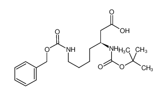 (3s)-3-[[(1,1-二甲基乙氧基)羰基]氨基]-7-[[(苯基甲氧基)羰基]氨基]-庚酸