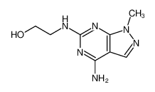 5444-33-7 2-[(4-amino-1-methylpyrazolo[3,4-d]pyrimidin-6-yl)amino]ethanol