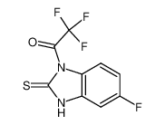 2,2,2-trifluoro-1-(5-fluoro-2-sulfanylidene-3H-benzimidazol-1-yl)ethanone 128691-98-5