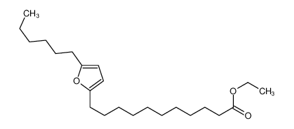 ethyl 11-(5-hexylfuran-2-yl)undecanoate 88647-00-1