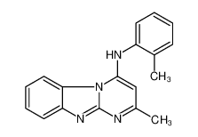 2-Methyl-N-(2-methylphenyl)pyrimido[1,2-a]benzimidazol-4-amine 606135-93-7