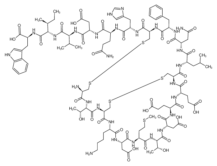 116495-45-5 structure, C105H153N27O36S5