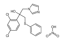 alpha-(2,4-二氯苯基)-alpha-((苯基硫代)甲基)-1H-咪唑-1-乙醇硝酸盐