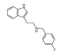 N-[(4-fluorophenyl)methyl]-2-(1H-indol-3-yl)ethanamine 51841-40-8