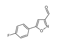 5-(4-fluorophenyl)-1,2-oxazole-3-carbaldehyde 640292-06-4