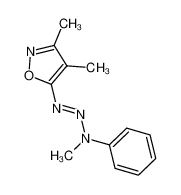 69511-44-0 N-[(E)-(3,4-dimethyl-1,2-oxazol-5-yl)diazenyl]-N-methylaniline