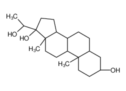 (3R,5S,8R,9S,10S,13S,14S,17R)-17-[(1R)-1-hydroxyethyl]-10,13-dimethyl-1,2,3,4,5,6,7,8,9,11,12,14,15,16-tetradecahydrocyclopenta[a]phenanthrene-3,17-diol 13933-75-0