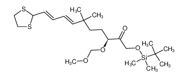 374570-42-0 spectrum, (3S,7E,9E)-1-tert-butyldimethylsilyloxy-10-(1,3-dithiolan-2-yl)-3-(methoxymethoxy)-6,6-dimethyl-7,9-decadiene-2-one