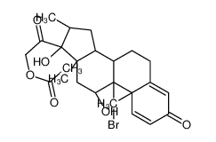 13796-49-1 structure, C24H31BrO6