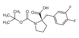 1217626-91-9 structure, C17H21F2NO4