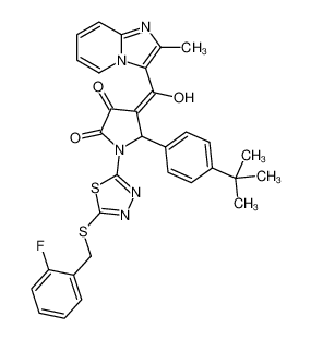 7067-50-7 structure, C32H28FN5O3S2