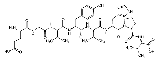 121379-63-3 structure, C42H62N10O12